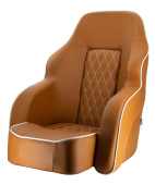 Vetus CHCOMCB - Seat "Commander", Skai Orange Brown (Cognac)