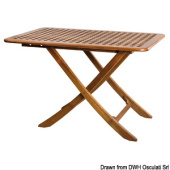 Osculati 71.305.60 - Foldable Teak Table 110x70 cm