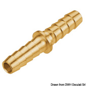 Double Brass Fuel Connectors Ø 8 mm (6 pcs.) - Osculati 52.732.14