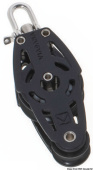 Viadana Composite Ball Bearing Double Fiddle Block for Rope up to 10-12 mm, 38-57 mm Sheaves