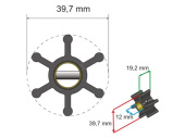 Albin 06-01-002 - Premium Impeller Kit