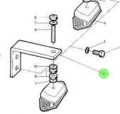 Nanni Diesel 970307032 - Engine Mount for HE Series Engines