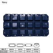 Majoni 180 Multi Fender Pontoon Fender - Navy