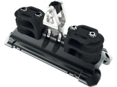 Lewmar 29433414BK - SZ3 TB Car With Upstand + 4 Control Sheaves