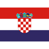 Bukh PRO N2111130 - CROATIA FLAG IN POLYESTER 20X30