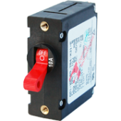 Blue Sea 7205 - Circuit Breaker A-Series Single Pole Toggle 10A Red