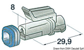 Osculati 14.235.10 - Plastic Watertight Connector emale 1 Pole (5 pcs)