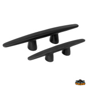 Trem N3200250 - Black Duna Mooring Cleat Complete With Screws Length 250 mm