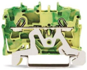 Wago Connection Clamp 2-Wire Green/Yellow 2.5mm²