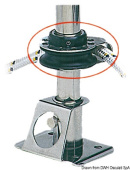 Viadana Footblock for Furling Systems with 57 mm Delrin Ball Bearing Sheave for Sheet up to 12 mm