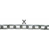 Catenificio Rigamonti AISI 316 Stainless Steel Long Link Chain (Sold Per Meter)