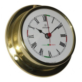 Altitude Quartz Clock Radio Silence Brass Ø97 mm