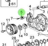 Nanni Diesel 970312107 - Driven Balancer Shaft Gear