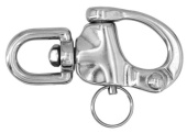 Hollex Snap Shackle 70mm Swivel Eye Stainless Steel 316