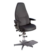 Norsap 6130 - 800 Comfort Seat With Five Star Base 72/89 Black