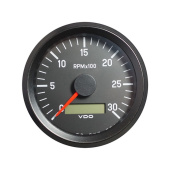 VDO 333-035-010C - 10 Pieces VDO Cockpit International Tachometer 3.000 RPM 80mm 12-24V