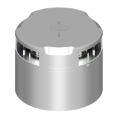 Lopolight 201-021-CD - Navigation Light 3NM Masthead/360° White, Silver W/Conn & Alu-Base CD