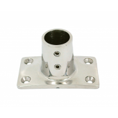 FNI AISI 316 Stainless Steel Rectangular Pulpit Base 90°, Ø22–25 mm