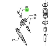 Bukh 522C8008 - Ball Washer for DV Marine Engine Valve and Fuel Systems