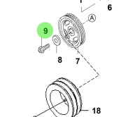 Bukh 23127-3A000 - Crankshaft Bolt for S270J Engines