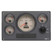 Vetus MP34BN12A - Instrument panel MR34, 12V, 4 instruments (0-4000 rpm), cream dial