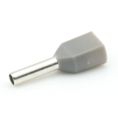 Ferrule Wire Connector - Grey, 2.5 mm, 50 pcs.