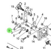 Nanni Diesel 970302860 - Engine Stop Lever for Speed Control and Accelerator Systems
