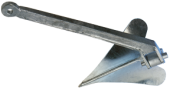 Allpa Galvanized Steel Plough Anchor, 35kg