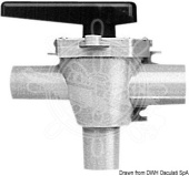 Whale Henderson 3-Way Diverter Valve, 25 mm and 38 mm Hose Connections