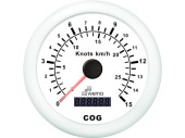 Wema 110396 - GPS/Speed/Compass White 15kn/27km