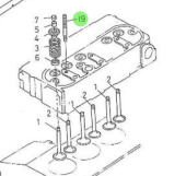 Nanni Diesel 970302792 - External Circlip for Valve Spring Assembly