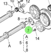 Nanni Diesel 970314856 - Stop Pin for Camshaft Balancer Assembly