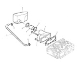 Nanni Diesel 970145101 - MANIFOLD,INTAKE for 2.50HE