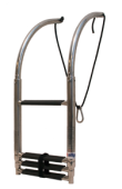 Telescopic Stainless Steel 4-Step Bathing Ladder For Inflatable Boat