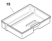 Isotherm SGC00301AA - Lower Plastic Drawer for Cruise CR130 C-Series (Classic, Elegance, Clean-Touch) Fridges