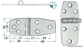 Osculati 38.815.50 - Hinges 2 mmThickness