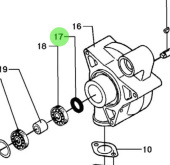 Bukh 561B0201 - Oil Seal Ring for DV36 and DV48 Circulation Pumps