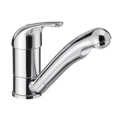 Reich Keramik Carino Mixer Tap - Chromium, Borehole Ø 33 mm (Hose Grommet Connection)