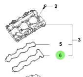 Bukh 22413-3A000 - Cylinder Head Cover Gasket for S270J Engines