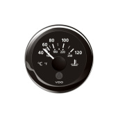VDO A2C59514170 – ViewLine Coolant Temperature Gauge 120°C Black 52 mm