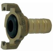 Midinox Brass Express Coupling + Gasket - ø19mm - Ribbed Flange