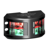 Lopolight 200-016G2+018G2-B 6M - Navigation Light 2NM 180° Red and Green Combined Light, Black