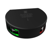 Lopolight 1NM 2x112.5° Red/Green Sidelight Black W/6M Cable