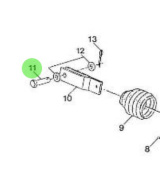 Nanni Diesel 970635253 - Electrical Stop Fork Pin for HE Series Engines