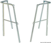 Osculati AISI 316 Stainless Steel 2-Piece Stern Pulpit for Sailboats up to 9 m, 100°