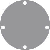 Johnson Pump 01-46556 - Bronze Cover For Pump F5B/ F6B-9- 81mm OD 4-Hole