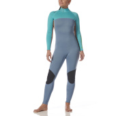 Plastimo P203223 - Essential 3/2mm Neoprene Wetsuit - Women's Grey/Azure Size S 12