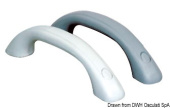 Osculati Soft PVC Grab Handle with Hidden Fastening, 205–250 mm, White/Grey