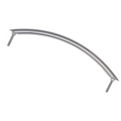 VDM Stainless Steel Oval-Tube Handrail 25/19 mm, 300–500 mm