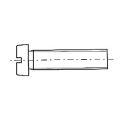 TREM Stainless Steel Slotted Cylindrical Head Machine Screws Ø4–6 mm, 20–60 mm